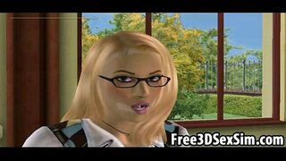 ���້ອນ ໓D ຫຸ່ນຍົນກົ້ນ້ນ babes ໃກ້ຊິດກັນ